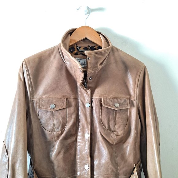 Pelle Studio Brown 100% Leather Jacket - L - Picture 3 of 7